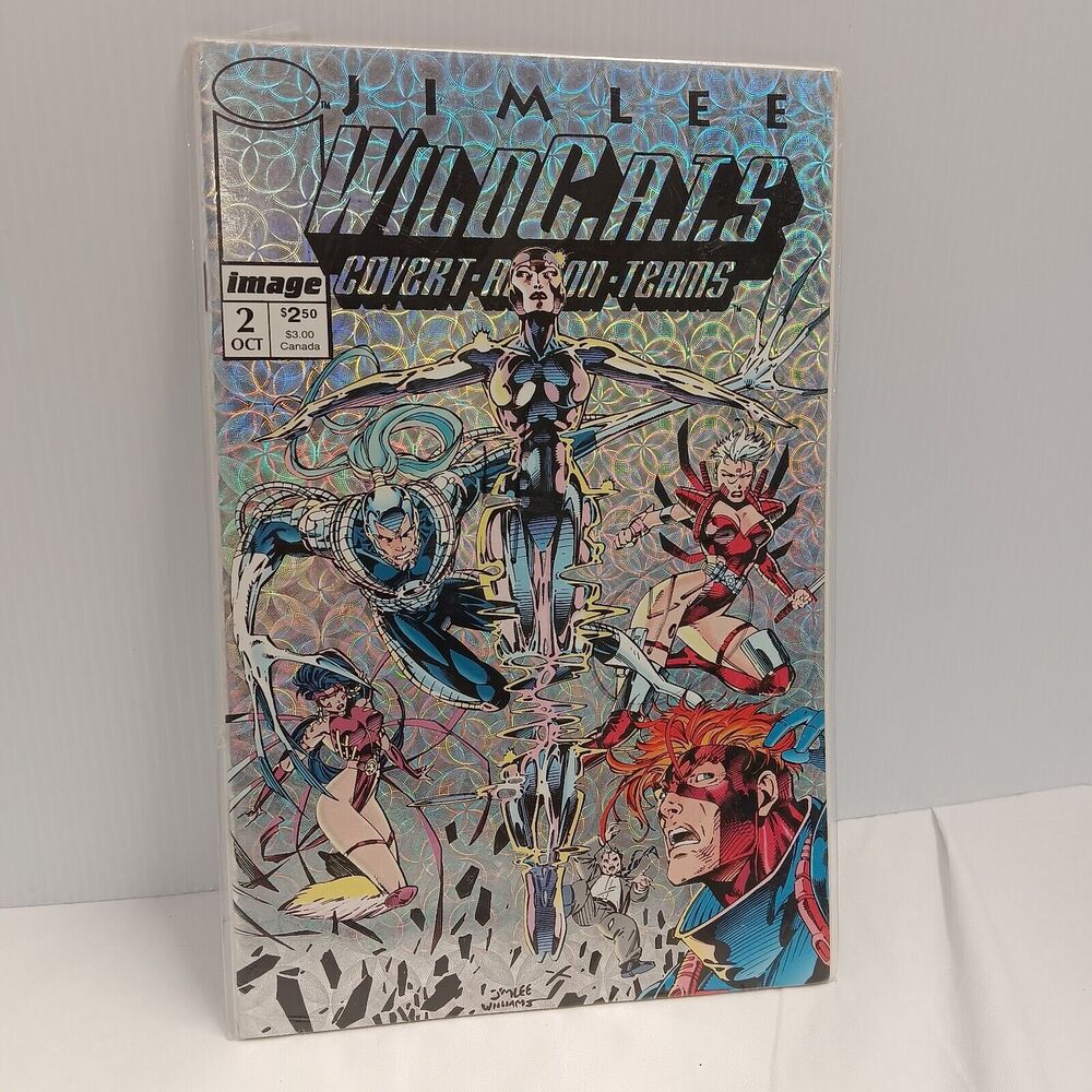 WILD.C.A.T.S Issue 2 - Image Comics - Jim Lee - Holographic Cover 1992